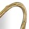 Ivory and Iris; Gold Aluminum Contemporary Abstract Wall Mirror, Set of 3 23", 19", 15"; Category:Mirrors; Image:4